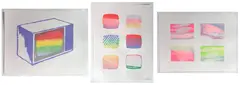 Roger Benedetti, - ''4 Scanning Patterns''; ''EZ TV'' & ''6 TV Screens''- 3, serigraph in colors, 1977, 1979, 1981, each