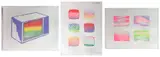 Roger Benedetti, - ''4 Scanning Patterns''; ''EZ TV'' & ''6 TV Screens''- 3, serigraph in colors, 1977, 1979, 1981, each