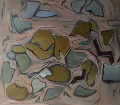 Blanche Barloon, - Untitled-, oil on canvas, very good condition