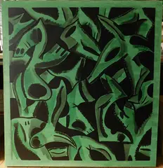 Matthew Dibble, - Untitled-, oil on canvas, ca. 1995