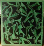 Matthew Dibble, - Untitled-, oil on canvas, ca. 1995