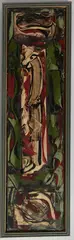 Matthew Dibble, - Untitled (Abstract)-, mixed media on foam core