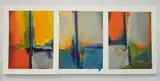Kathleen Hammett, - Untitled- 2, oil on paper, 2001, both