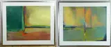 Kathleen Hammett, - Untitled- 2, oil on paper, both
