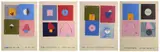 - ''1 BR Carpeted & Central Air''; ''2Fl Bedroom with Balcony''; ''Furnished Apartments'' & ''2 Br Eat In Kitchen Full Bath''- 4 by Patricia Zinmeister-Parker, mixed media monoprints with collage, 1993, all, sold Mar 2020