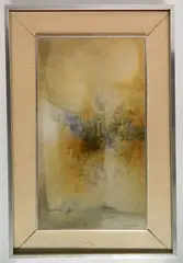 Luis Toledo, - Untitled-, mixed media on masonite