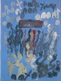Purvis Young, - Funeral Scene-
