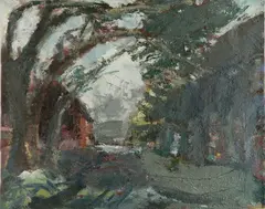 David Kapp, - ''Clear and Colder''-, oil on canvas
