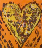 Jim Dine, - ''Heart For Film Forum'' (Carpenter 60)-