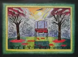 Hollis Sigler, - ''I Find Hope on the Horizon of my Tomorrow''-, lithograph in color, 1996