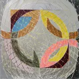 Frank Stella, - ''Polar Coordinates VIII''-