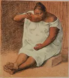 Francisco Zúñiga, - ''Woman Drinking'' (Zuniga 330)-