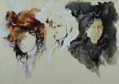 Tre volti di donna by Franco Murer, 1984, offered May 2017