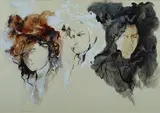 Franco Murer, Tre volti di donna, 1984
