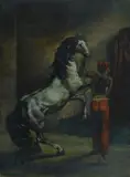 Alberto Sughi, Cavallo e palafreniere