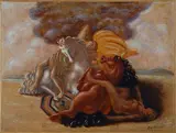 Dopo il combattimento (metà anni '30) by Giorgio de Chirico, oil on canvas, offered May 2017