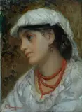 Augusto Bompiani, Ritratto di popolana