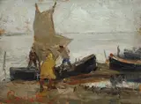 Gaetano Bocchetti, Sulle rive del lago di Lesina