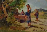 Lavandaie by Carlo Domenici, offered Apr 2017