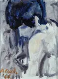 Primo Conti, Profilo di donna, 1966