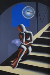 Techinical support by Mark Kostabi, 2003, offered Apr 2017