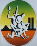 Mark Kostabi, The weight of the world