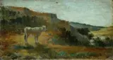 Filippo Palizzi, Paesaggio con mucca