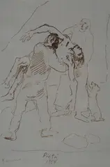 Pietà by Felice Carena, 1998, offered Apr 2017