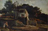Nicola Palizzi, Cascina con figure