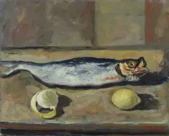 Aringa e limoni by Alberto Caligiani, 1949, offered Feb 2017