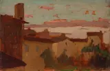 Oscar Ghiglia, Case al tramonto