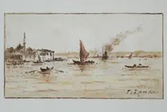 Veduta lagunare by Fausto Zonaro, offered Feb 2017