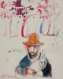 Uomo con coniglio by Antonio Possenti, offered Feb 2017