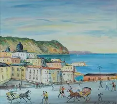 Mario Cortiello, Veduta del golfo, 1988