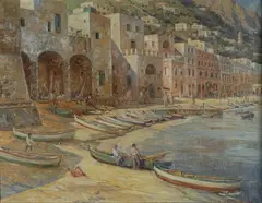 Carl Budtz-Møller, Capri, 1951