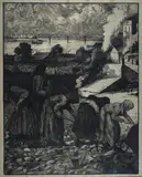 Milenko Duric, Lavoro in fonderia, 1922