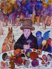 I funghi by Antonio Possenti, 1990, offered Feb 2017
