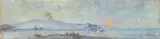 Veduta del Vesuvio al tramonto by Giulio Fortunato Faini, offered Feb 2017