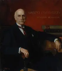 Ritratto del maestro Gastaldon by Giuseppe Magni, 1936, offered Feb 2017