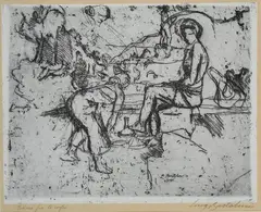 Visione tra le rupi by Luigi Bartolini, 1936, offered Feb 2017
