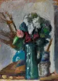 Mario Marcucci, Vaso verde con fiori