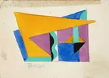 Giacomo Balla, Forme mio istante - studio, 1928