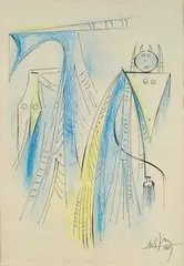 Composizione by Wifredo Lam, 1963, offered Feb 2017