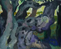 Alberi by Carlo Levi, Sul verso: firma e num. rep., offered Dec 2016