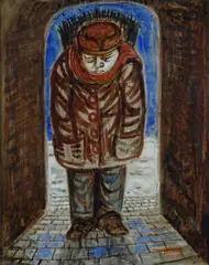 Boscaiolo con gerla by Giuseppe Migneco, offered Dec 2016