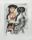 Massimo Campigli, Al tavolino
