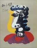Portraits Imaginaires by Pablo Picasso, 1969, Tiratura in basso a sinistra; firma e data in lastra in alto a sinistra., offered Nov 2016