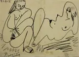 Pablo Picasso, Due nudi, 1961