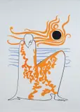 Antonio Trifoglio, Figura, 1973, screenprint