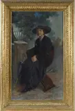 Riccardo Galli, Ritratto di signora, oil on canvas